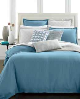 Hotel Collection Linen Turquoise Duvet Covers, Only at