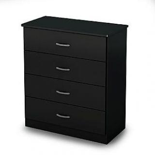 Libra 4 Drawer Dresser in Pure Black Finish   Home   Furniture