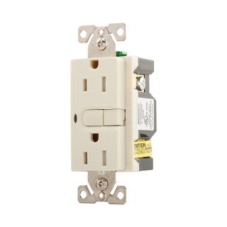 Cooper Wiring Devices 125 Volt 15 Amp Aspire Desert Sand Decorator GFCI Electrical Outlet
