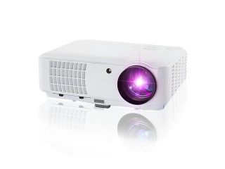 DBPOWER RD 804 Multifunction HD Home Theater Cinima Projector, 1024*768 Native Resolution,2600 lumens Support 1080P,50 200 Inch Projected Image, for Small room Meeting, Movie Party, Football Night, TV