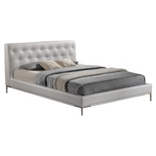 Wholesale Interiors Baxton Studio Panchal Upholstered Modern Panel Bed