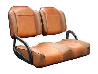 EZGO Golf Cart Front Luxury Seat Package in Two Tone Ranch   750528PKG