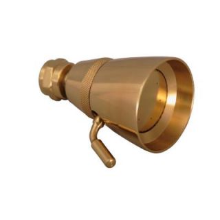 Barclay Products 1 Spray 2 1/4 in. Traditional Showerhead in Polished Brass 5592 PB