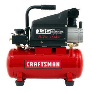 Craftsman  3 Gallon oil lube 135PSI portable air compressor with 3