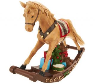 22 1/4 Holiday Decorative Rocking Horse by Valerie —