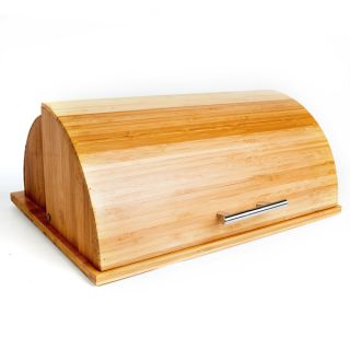 High Quality Stainless Steal and Wood Breadbox with Clear Acrylic Easy