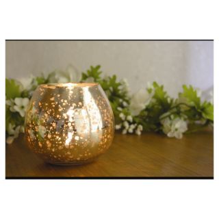 Amber Home Products Champagne Ball Shaped Votive
