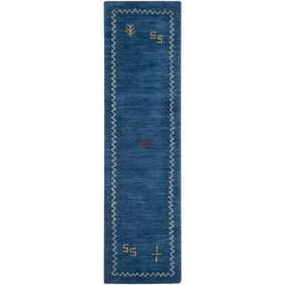 Safavieh Hand loomed Himalaya Blue Wool Rug (23 x 12)