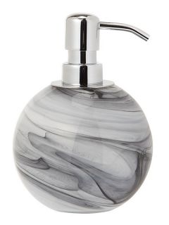 Casa Couture Glass marble effect soap dispenser