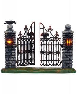 Department 56 Halloween Village Collection Spooky Wrought Iron Gate