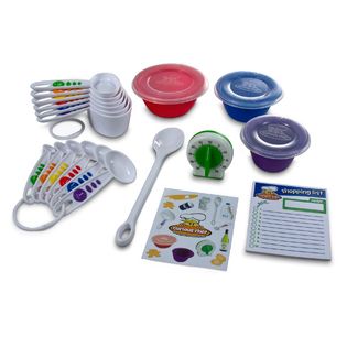 Curious Chef 17 Piece Measure and Prep Kit   Toys & Games   Pretend
