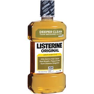 Listerine Original Antiseptic Adult Mouthwash 1 L PLASTIC BOTTLE