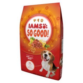 Iams So Good Wholesome Blends Dry Adult Dog Food Hearty Beef 13.5 lbs