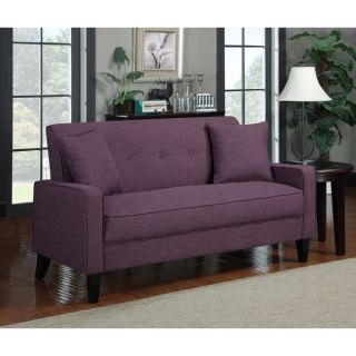Portfolio Ellie Amethyst Purple Linen Sofa   14084722  