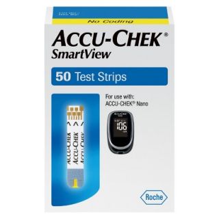 ACCU CHEK® SmartView Blood Glucose Test Strips   50 Count