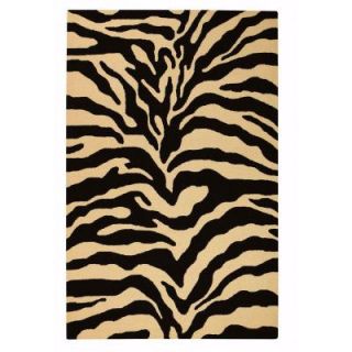 Home Decorators Collection Trek Gold and Black 3 ft. 9 in. x 5 ft. 9 in. Area Rug 6052605530