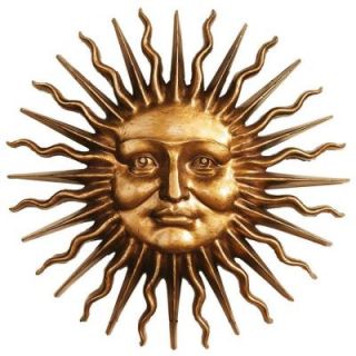 Design Toscano 25 in. W x 4 in. D x 25 in. H Sloane Square Sun Plaque DISCONTINUED NG34918