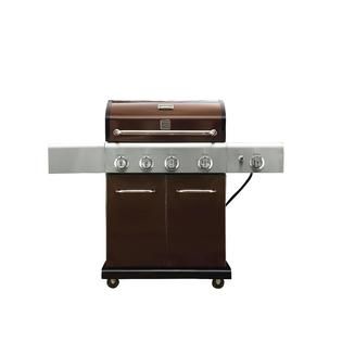 Kenmore  4 Burner LP Mocha Gas Grill w/ Searing Burner & Side Burner