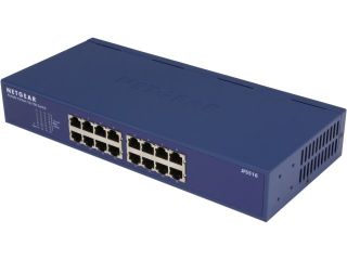 NETGEAR ProSAFE 16 Port Fast Ethernet Rackmount Switch (JFS516)   Lifetime Warranty