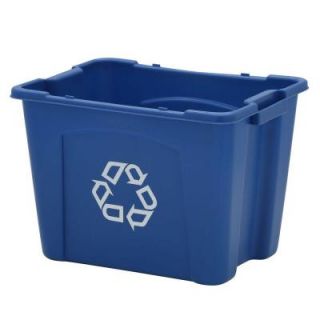 Rubbermaid Commercial Products 14 Gal. Recycling Bin FG571473BLUE