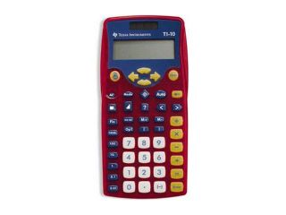 Texas Instruments TI10TK 2 line calculator with large keys   10 Pack