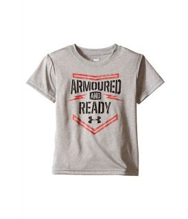 Under Armour Kids Armoured and Ready Short Sleeve (Toddler) True Grey Heather