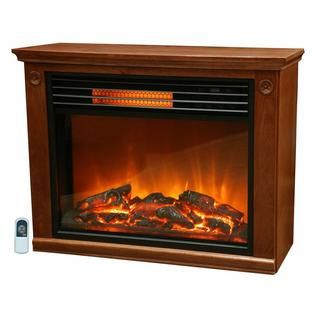 Lifesmart Easy Set 1000 Square Foot Infrared Fireplace Includes All