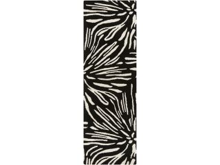 Surya Rug G5135 268 Runner Black and Gray Hand Tufted Rug 2 ft. 6 in. x 8 ft.