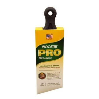 Wooster Pro 2 in. Nylon Short Handle Angle Sash 0H21360020