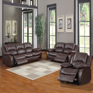 TRIBECCA HOME Coleford Tufted Transitional Reclining 3 piece Living