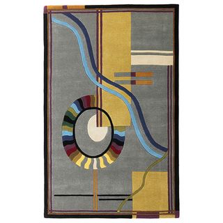 Hand tufted Elite Wool Contemporary Rug (5 x 8)