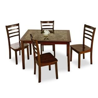Essential Home  Jackson 5 Pc. Faux Marble Dining Set