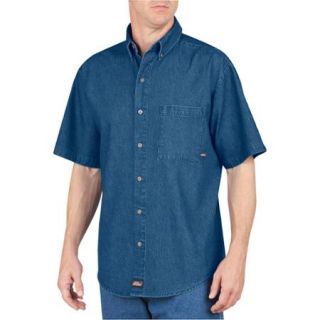 Genuine Dickies Men's Short Sleeve Denim Shirt