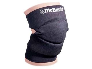 McDavid Classic Logo 643 CL Knee / Elbow Pads W/ Open Back   Black   Medium