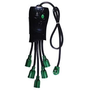 GoGreen Power Inc 5 Outlet Octopus Surge Protector   TVs & Electronics