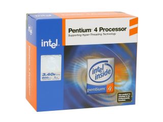 Intel Pentium 4 3.4E Prescott 3.4 GHz Socket 478 BX80546PG3400E Processor