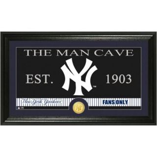 The Highland Mint MLB Man Cave Bronze Coin Panoramic Photo Mint, New York Yankees