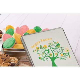 Mrs. Fields Happy Easter Tin with Frosted Cookies  