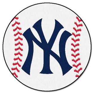 Fanmats MLB   New York Yankees Baseball Mat 27 diameter   Automotive