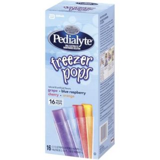 Pedialyte Freezer Pops Variety, 2.1oz wrapper (Pack of 16)