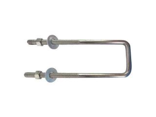 SPE255 U Bolt, Square Bend, 304 SS, 3/816