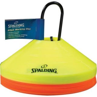 Spalding Flat Cones, Orange/Yellow, 20 Pack