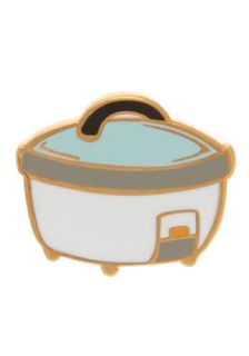 The Pin nacle of Fashion in Rice Cooker  Mod Retro Vintage Pins