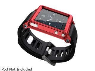 LunaTik Watch Wrist Strap for iPod Nano 6G   Red LTRED 004