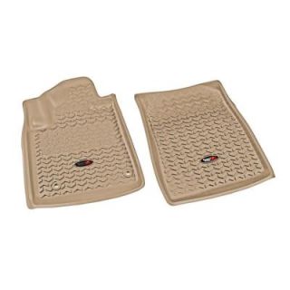 Rugged Ridge Floor Liner Front Pair Tan 2012 2013 Toyota Tundra and Sequoia 83904.21