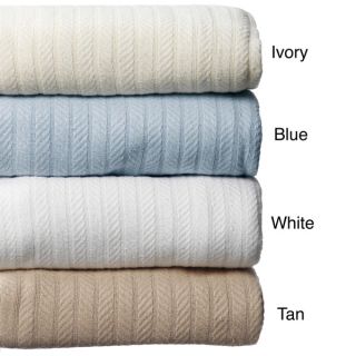Fresh Herringbone Knit Weave Cotton Blanket   Shopping   Top