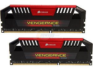 CORSAIR Vengeance Pro 16GB (2 x 8GB) 240 Pin DDR3 SDRAM DDR3 2133 Desktop Memory Model CMY16GX3M2A2133C11R (Red)