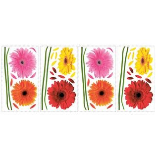 York Small Gerber Daisies Peel & Stick Wall Decals   Home   Home Decor
