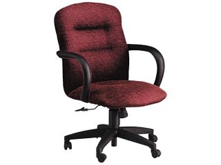 HON 3302BE62T Allure Managerial Mid Back Swivel/Tilt Chair, Wild Rose Fabric