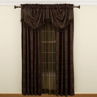 Country Living   54 in. x 84 in. Cambridge Damask Window Panel